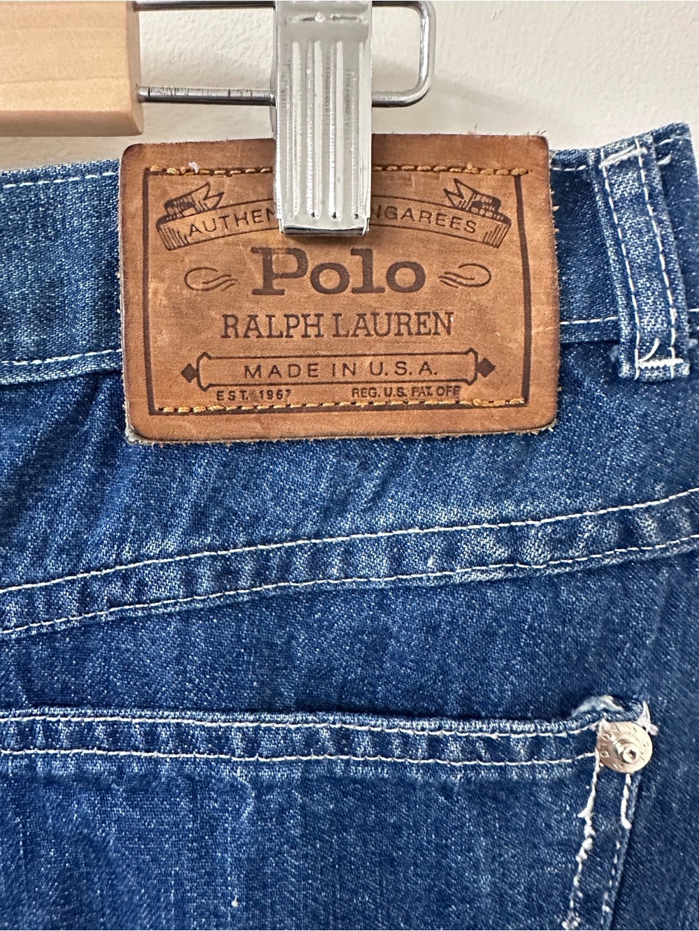 Ralph Lauren Dark Blue Denim Pencil Skirt - Picture 5 of 8